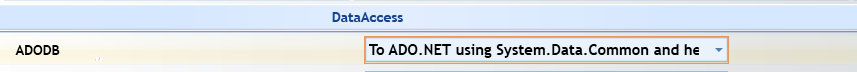 Uograde Option to convert classic ADO to ADO.Net
