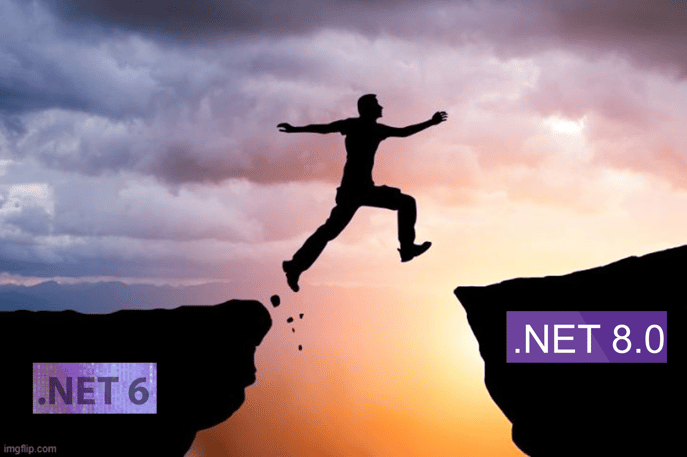 dotnet6 to dotnet8