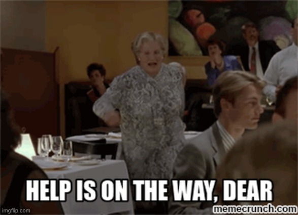 help is on the way