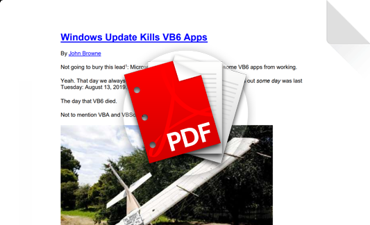 Windows Update Kills VB6 Apps